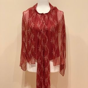 Cinq a sept silk top